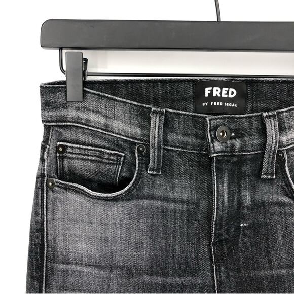 FRED SEGAL Perfect Skinny Jean Washed Black 24 - Picture 3 of 10